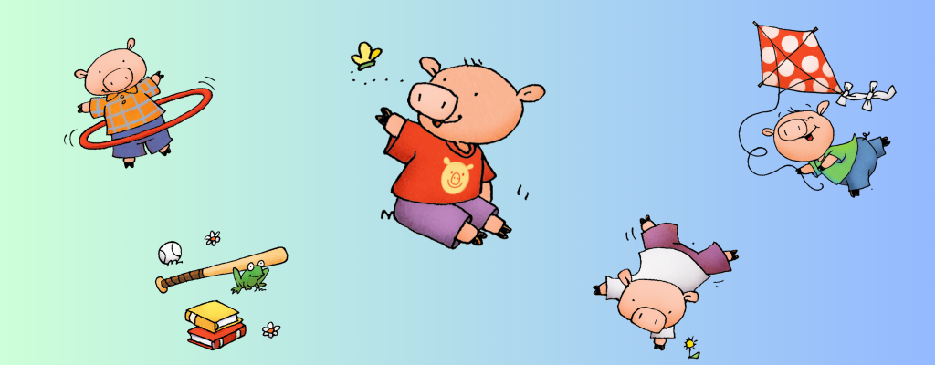 Cartoon pigs