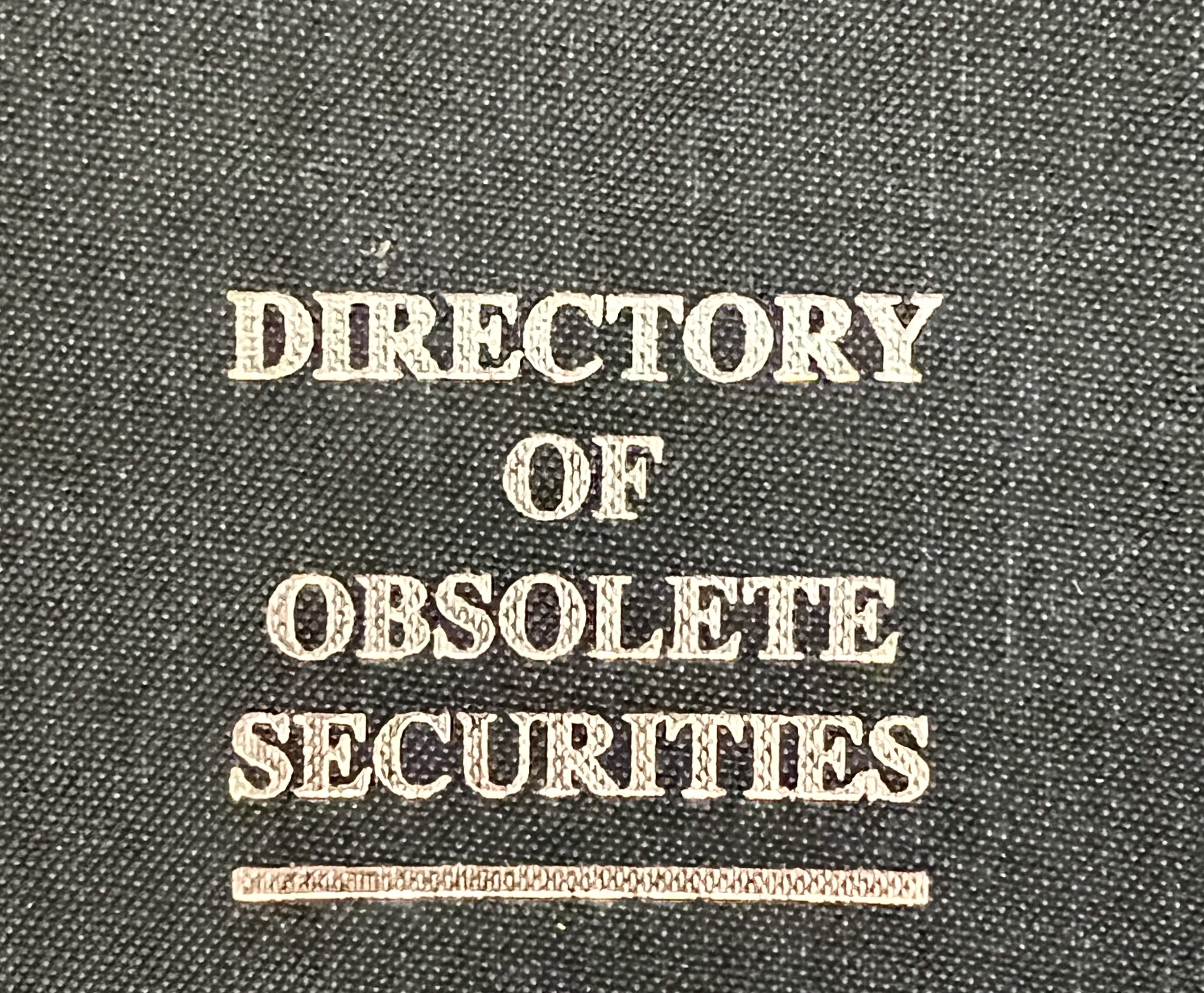 Directory of Obsolete Securities logo