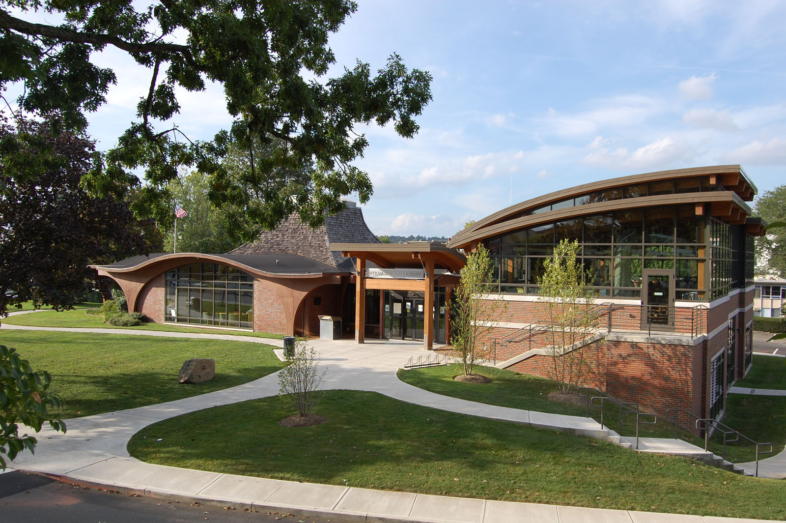 Exterior Byram Shubert Library
