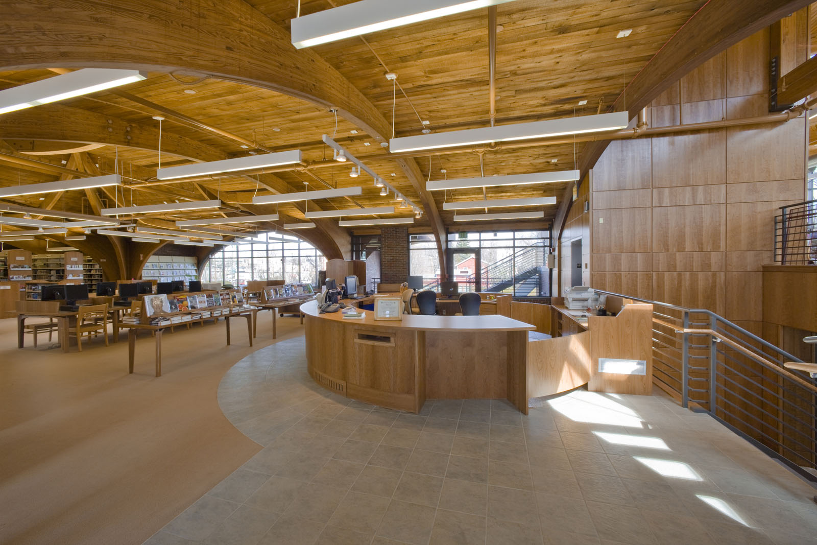 Interior Byram Shubert Library