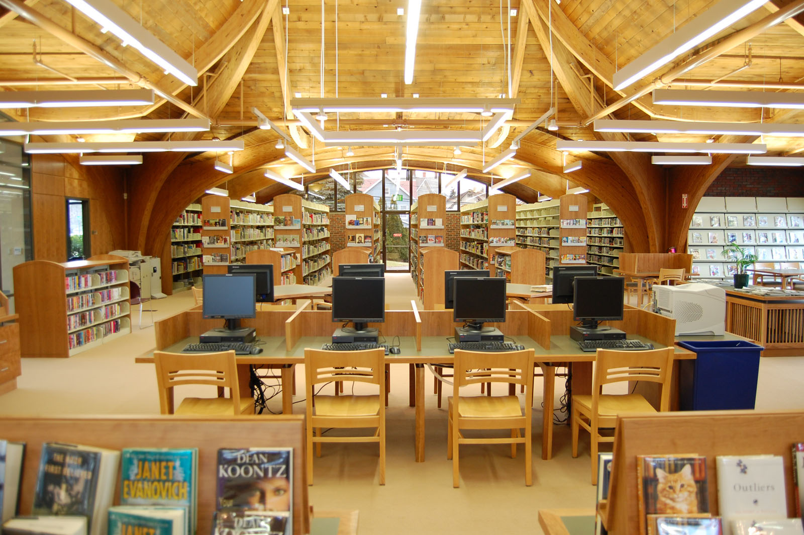 Interior Byram Shubert Library