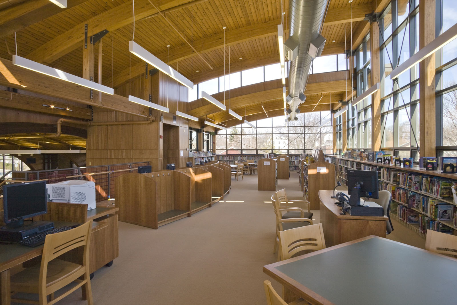 Interior Byram Shubert Library