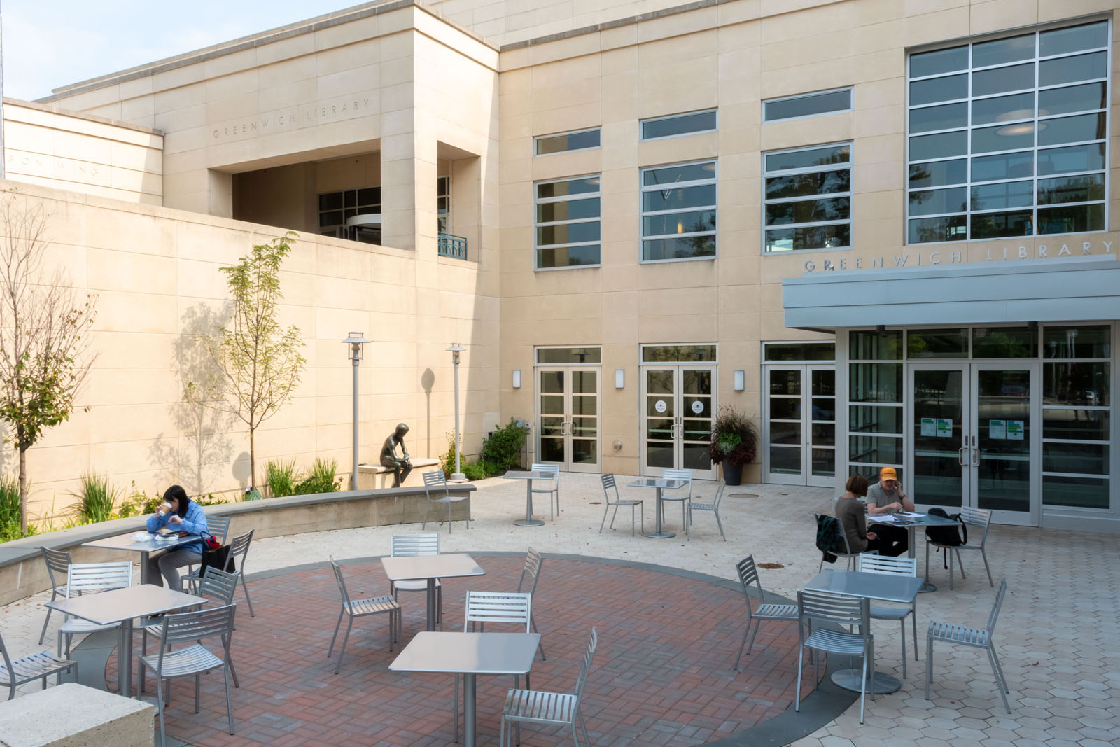 Baxter Courtyard at Greenwich Library