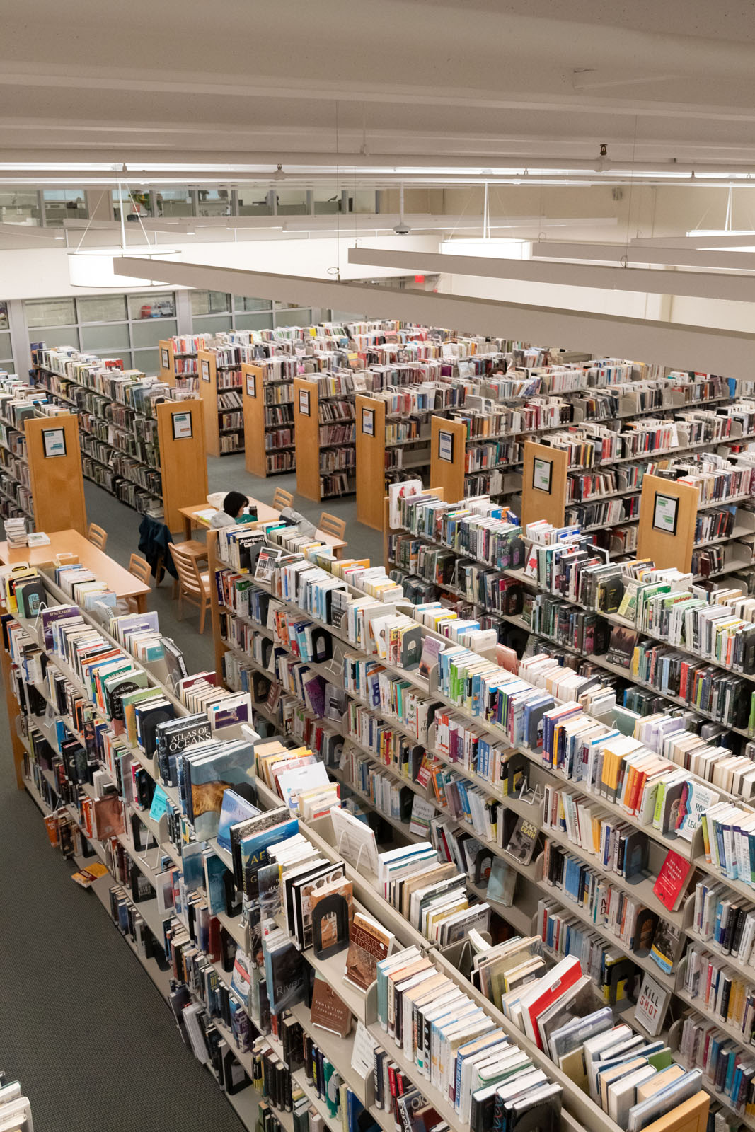 Non-fiction collection at Greenwich Library